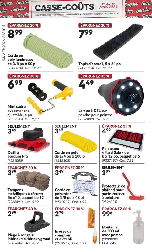 Circulaire Princess Auto - Casse-Coûts - Page 9