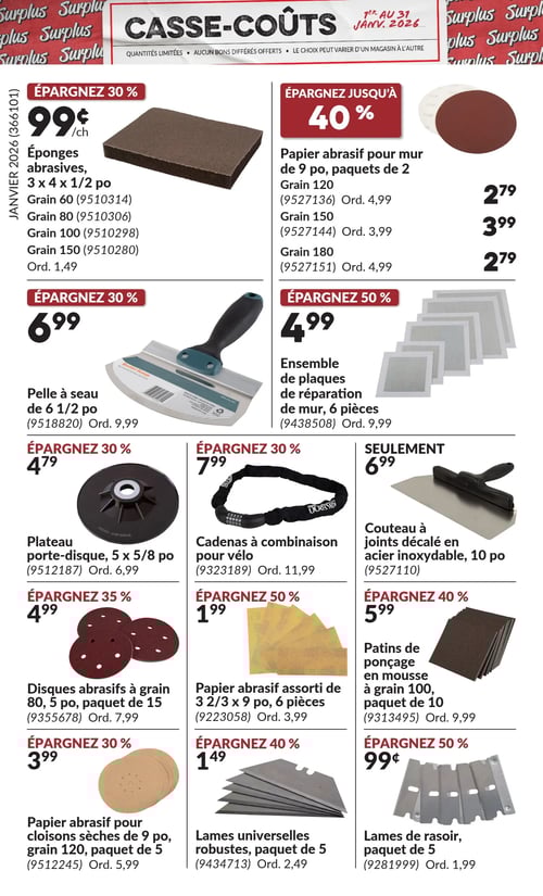 Circulaire Princess Auto - Casse-Coûts - Page 13