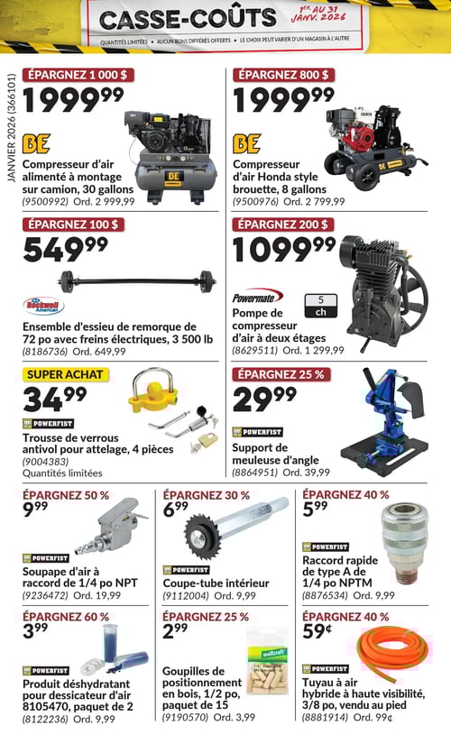 Circulaire Princess Auto - Casse-Coûts - Page 17