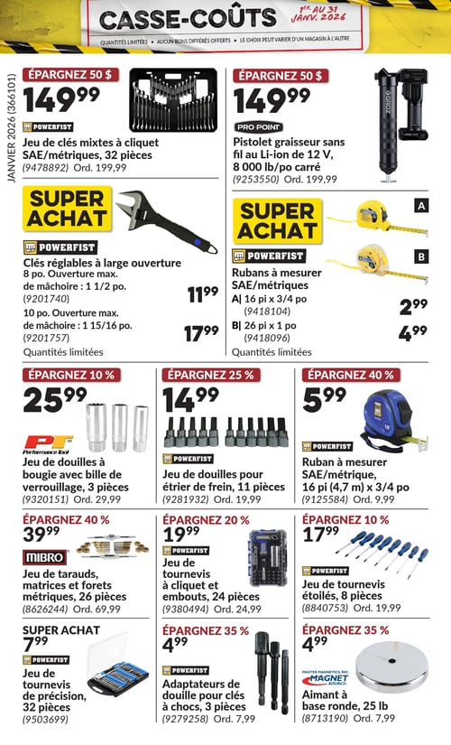 Circulaire Princess Auto - Casse-Coûts - Page 19