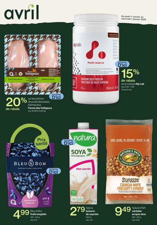 Circulaire Avril - Supermarché Santé - Page 1
