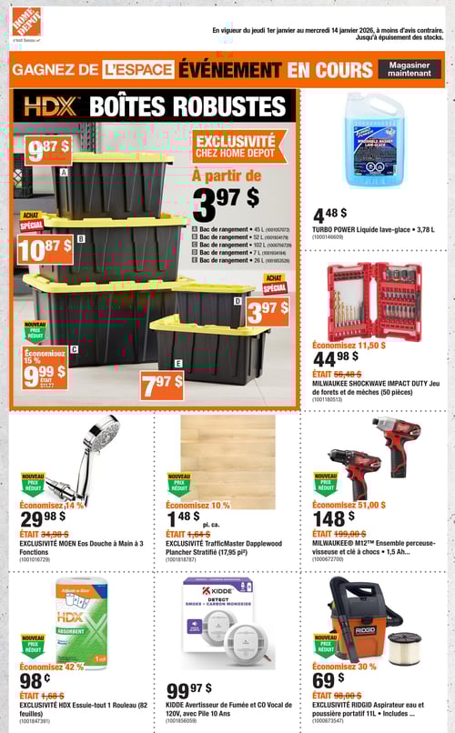Circulaire Home Depot - Page 1