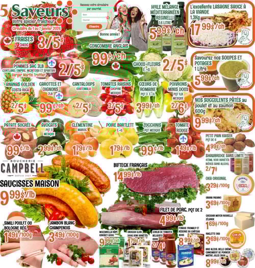 Circulaire Marché Le 5 Saveurs - Page 1