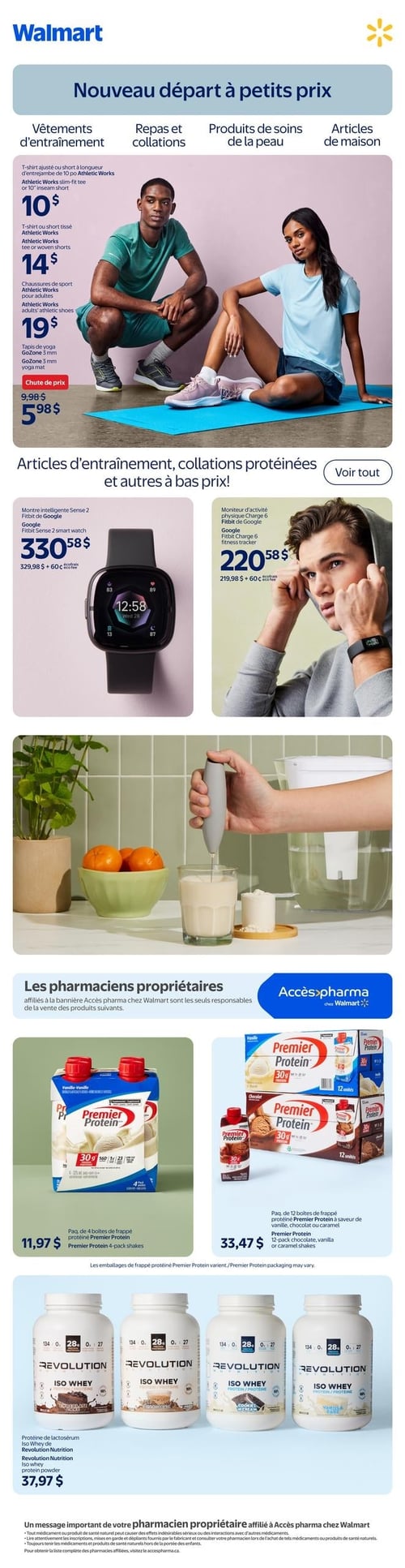 Circulaire Walmart - Nouveau départ à petits prix - Page 1