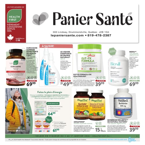 Circulaire Panier Santé - Page 1