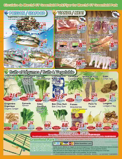 Circulaire Marché C & T - Greenfield Park - Page 1