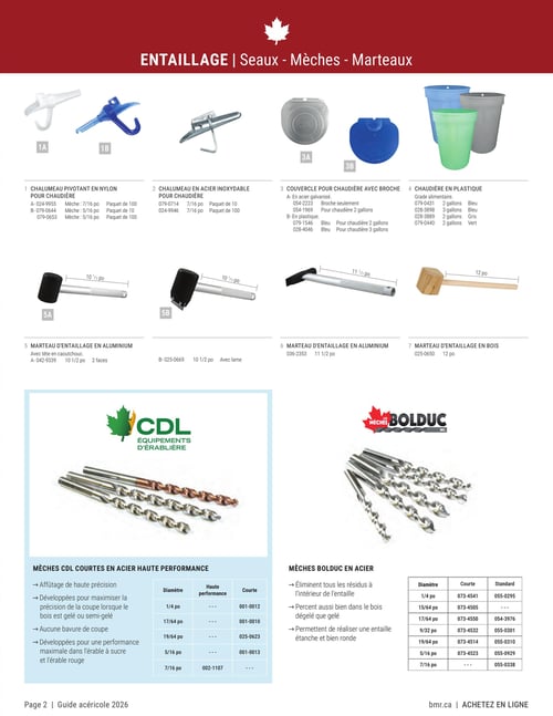 Circulaire BMR - Guide Acéricole Saison 2026 - Page 2