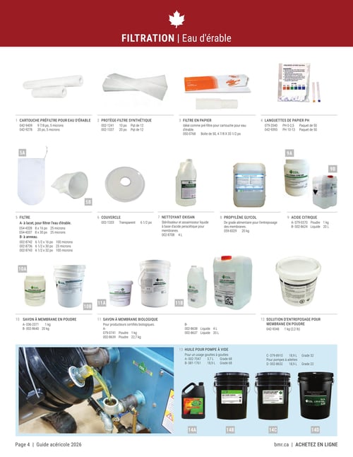 Circulaire BMR - Guide Acéricole Saison 2026 - Page 4