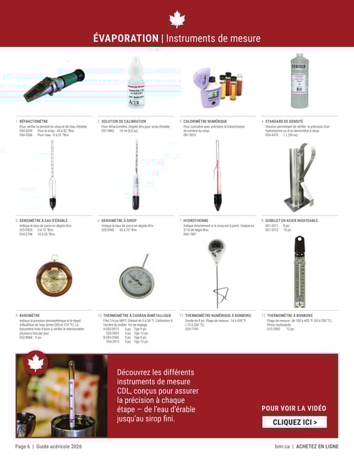 Circulaire BMR - Guide Acéricole Saison 2026 - Page 6