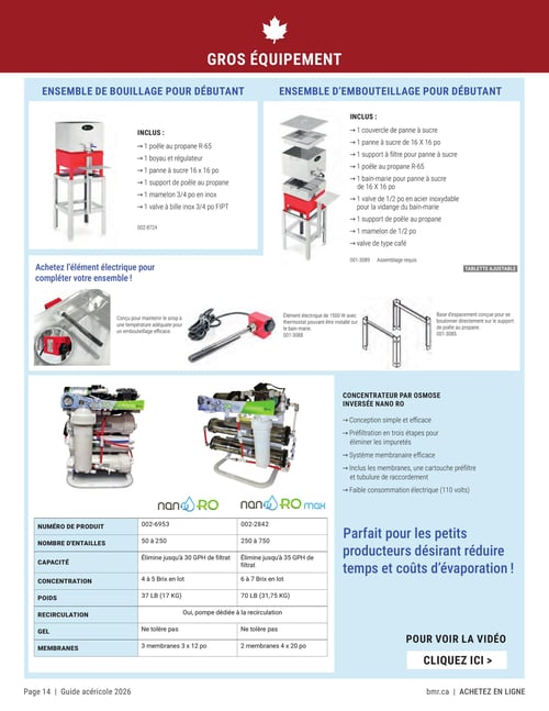 Circulaire BMR - Guide Acéricole Saison 2026 - Page 14