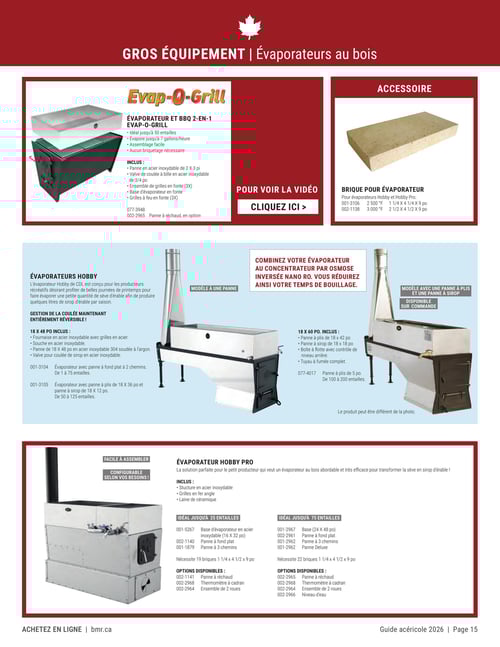 Circulaire BMR - Guide Acéricole Saison 2026 - Page 15