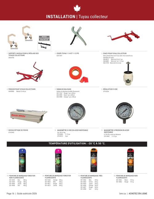 Circulaire BMR - Guide Acéricole Saison 2026 - Page 16