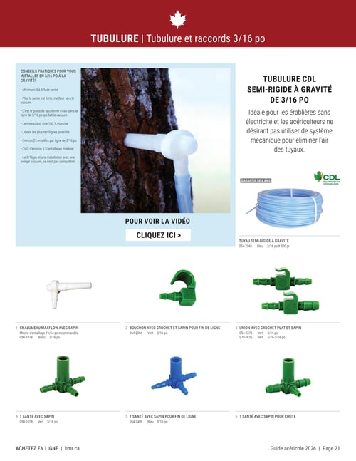 Circulaire BMR - Guide Acéricole Saison 2026 - Page 21