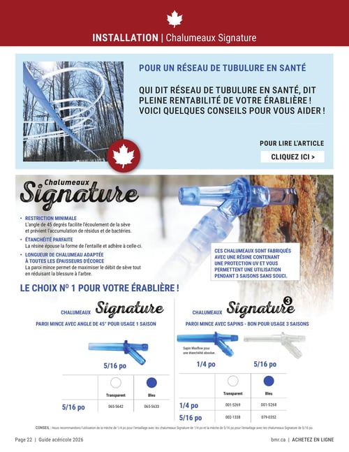 Circulaire BMR - Guide Acéricole Saison 2026 - Page 22