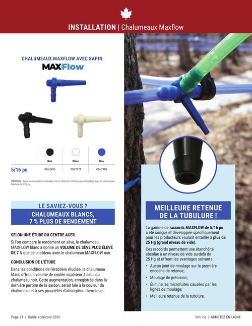 Circulaire BMR - Guide Acéricole Saison 2026 - Page 24