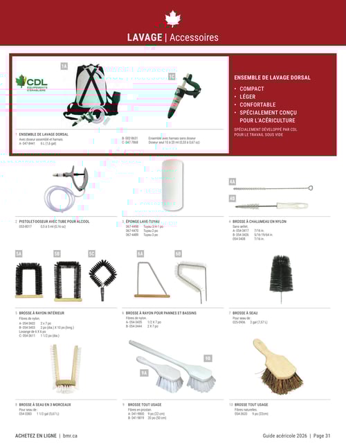 Circulaire BMR - Guide Acéricole Saison 2026 - Page 31