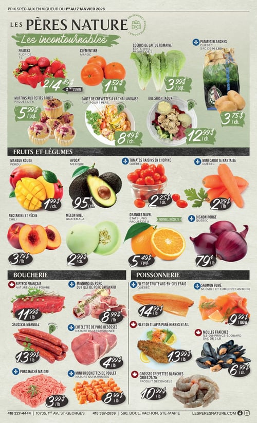 Circulaire Les Pères Nature - Page 1