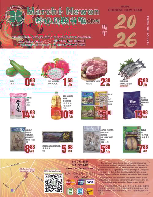 Circulaire Marché Newon Jean Talon - Page 1