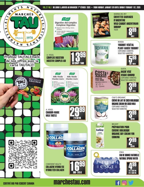 Circulaire TAU Marché d'alimentation Naturelle - Page 1