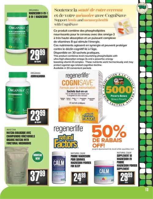 Circulaire TAU Marché d'alimentation Naturelle - Page 13