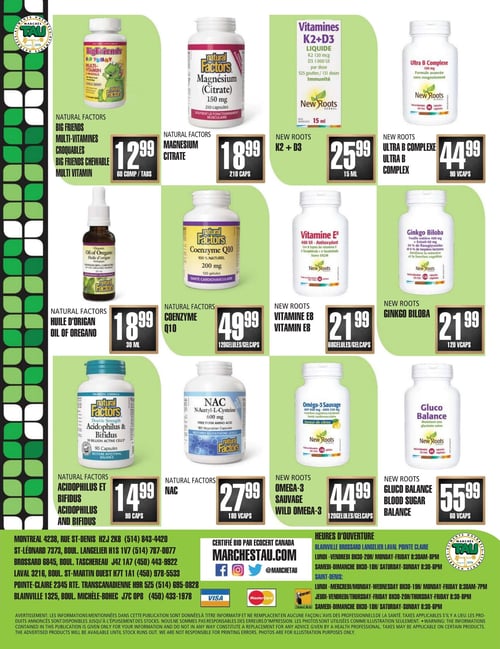 Circulaire TAU Marché d'alimentation Naturelle - Page 16