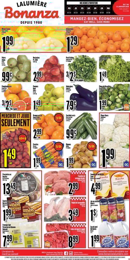 Circulaire Bonanza - Page 1