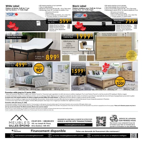 Circulaire Meubles Gilles Émond - Grande Vente de Déstockage - Page 4