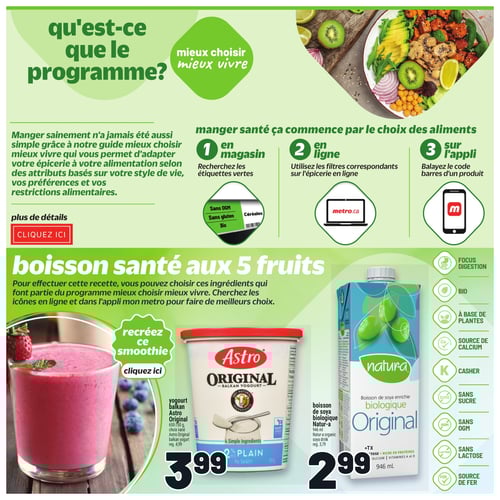 Circulaire Metro - Mieux choisir, mieux vivre - Page 2