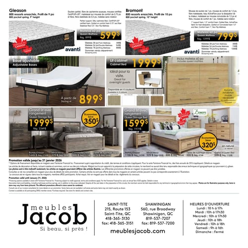 Circulaire ​Meubles Jacob - Grande Vente de déstockage - Page 4
